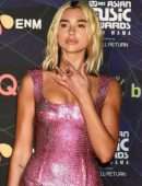 Dua Lipa at 2019 Mnet Asian Music Awards Red Carpet at Nagoya Dome in Nagoya, Japan