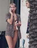 Dua Lipa Booty in Bikini at Poolside in Miami