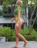 Gabby Allen Booty in Thong Bikini at Baba Beach Club in Phuket