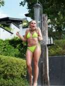 Gabby Allen Booty in Thong Bikini at Baba Beach Club in Phuket