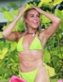 Gabby Allen Booty in Thong Bikini at Baba Beach Club in Phuket