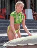 Gabby Allen Booty in Thong Bikini at Baba Beach Club in Phuket
