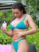 Kady McDermott Booty and Cleavage in Bikini at Baba Beach Club in Phuket