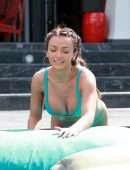 Kady McDermott Booty and Cleavage in Bikini at Baba Beach Club in Phuket