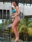 Kady McDermott Booty and Cleavage in Bikini at Baba Beach Club in Phuket