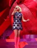 Katy Perry Leggy at 101.3 KDWB's Jingle Ball 2019 in St. Paul