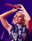 Katy Perry Leggy at 101.3 KDWB's Jingle Ball 2019 in St. Paul