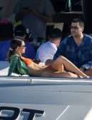 Kendall Jenner in Bikini on a Boat in Miami