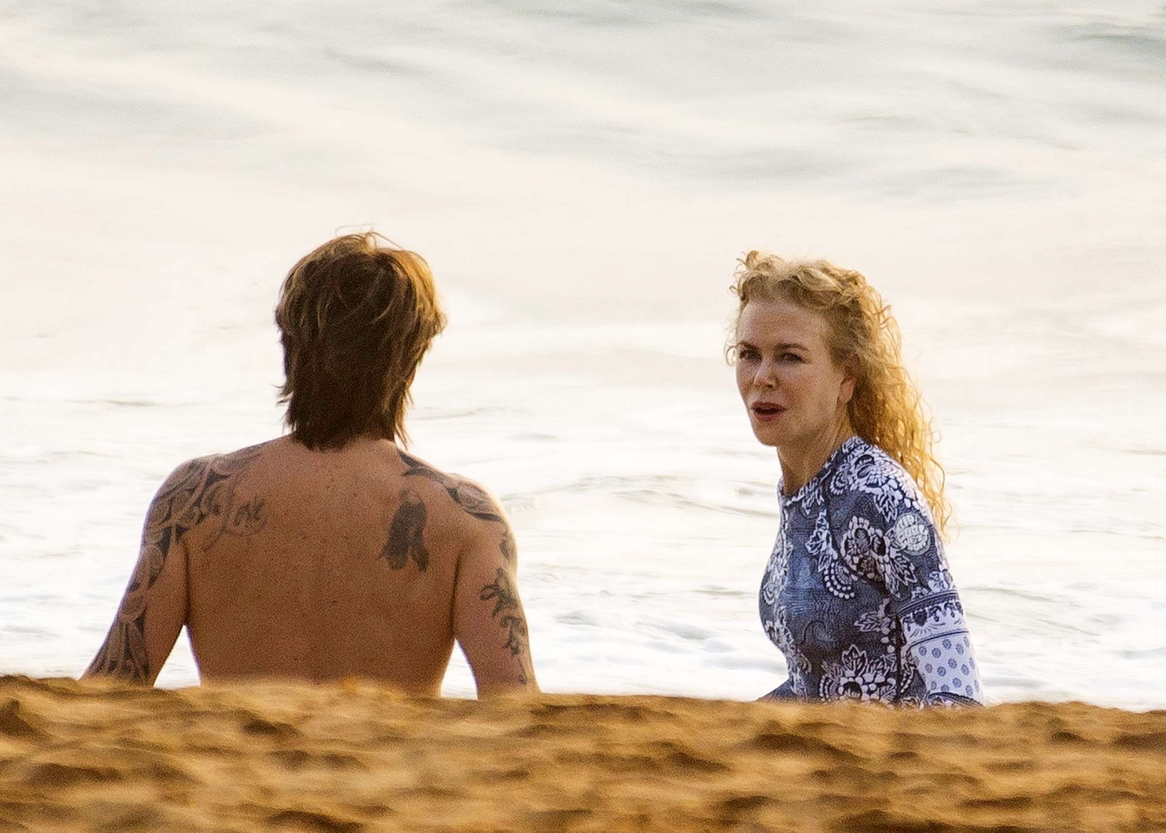 Nicole Kidman at the Beach in Sydney