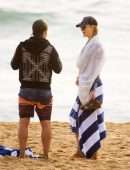 Nicole Kidman at the Beach in Sydney