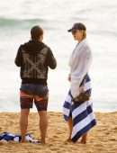 Nicole Kidman at the Beach in Sydney