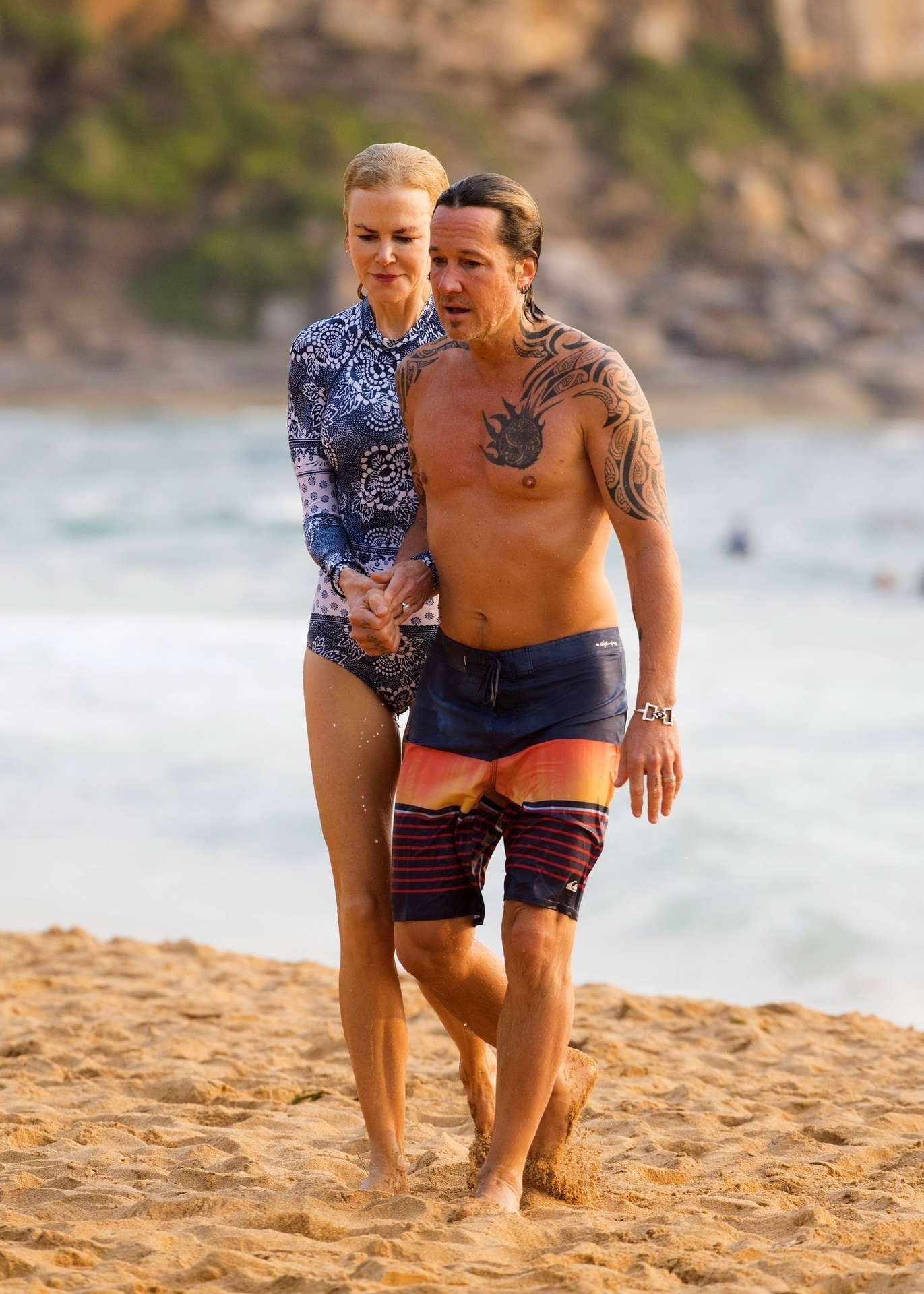 Nicole Kidman at the Beach in Sydney