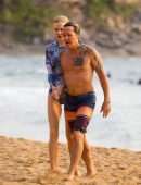 Nicole Kidman at the Beach in Sydney