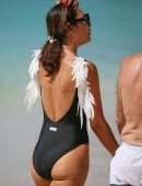 Nigora Bannatyne and Duncan Outside Sandy Lane Hotel in Barbados