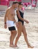Nigora Bannatyne and Duncan Outside Sandy Lane Hotel in Barbados