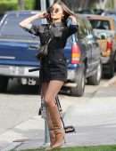 Olivia Culpo Shopping in Beverly Hills