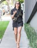 Olivia Culpo Shopping in Beverly Hills