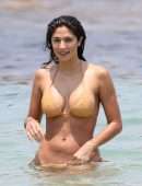 Pia Miller Booty in Bikini on Bondi Beach in Sydney