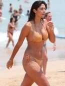 Pia Miller Booty in Bikini on Bondi Beach in Sydney