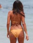 Pia Miller Booty in Bikini on Bondi Beach in Sydney