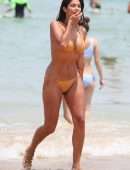 Pia Miller Booty in Bikini on Bondi Beach in Sydney