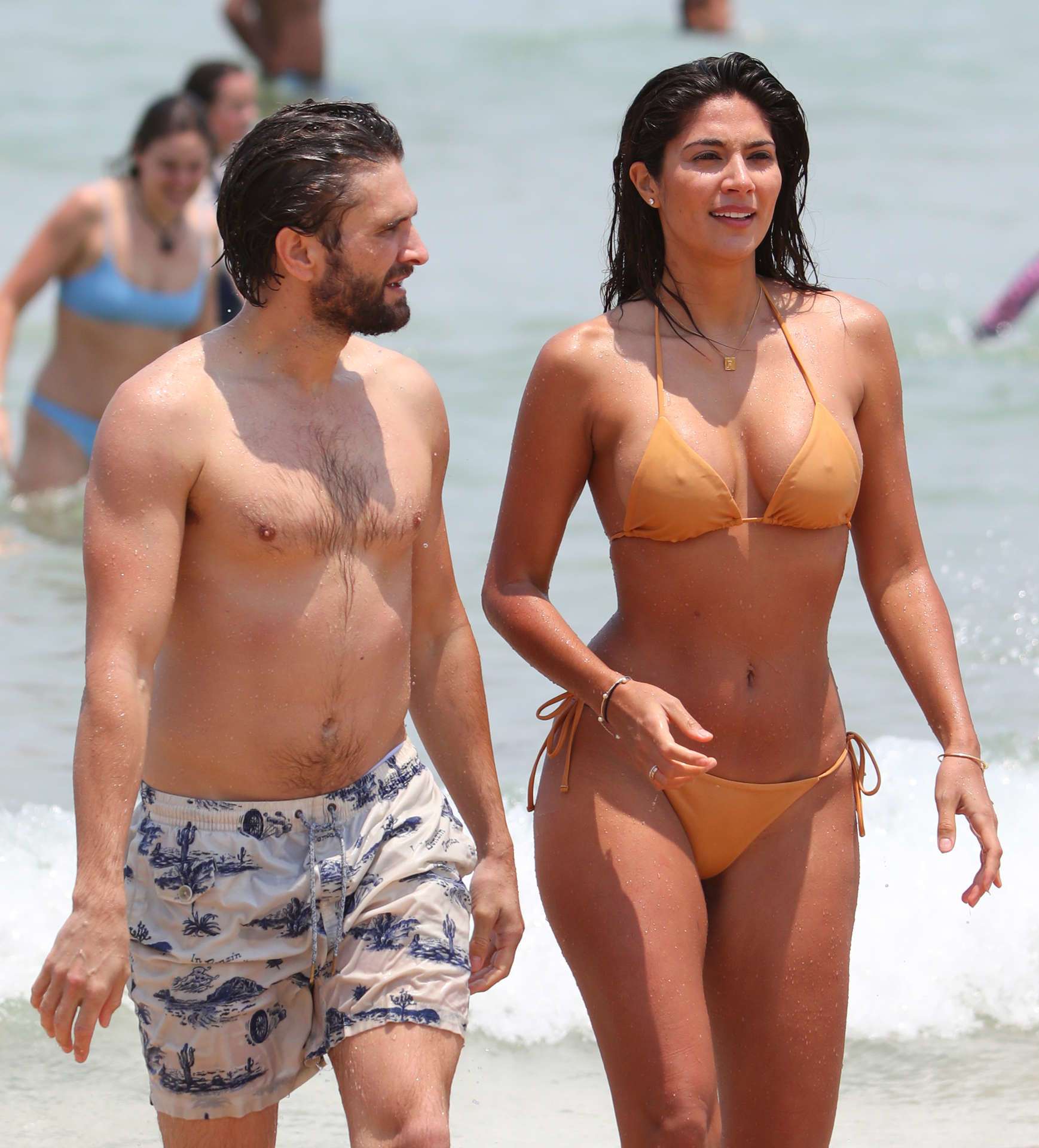 Pia Miller Booty in Bikini on Bondi Beach in Sydney