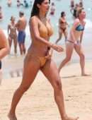 Pia Miller Booty in Bikini on Bondi Beach in Sydney