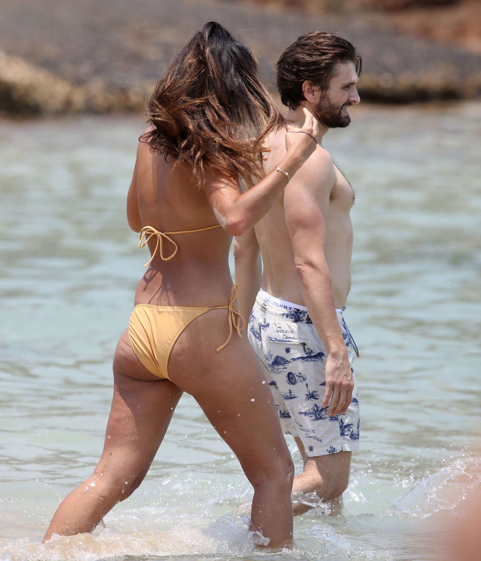 Pia Miller Booty in Bikini on Bondi Beach in Sydney
