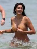 Pia Miller Booty in Bikini on Bondi Beach in Sydney