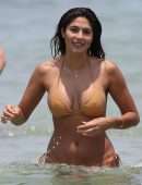 Pia Miller Booty in Bikini on Bondi Beach in Sydney
