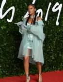 Rihanna Cleavage at Fashion Awards 2019 in London