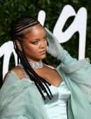 Rihanna Cleavage at Fashion Awards 2019 in London