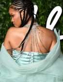 Rihanna Cleavage at Fashion Awards 2019 in London