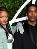 Rihanna Cleavage at Fashion Awards 2019 in London