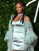 Rihanna Cleavage at Fashion Awards 2019 in London