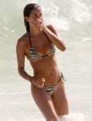 Sara Sampaio Booty in Bikini at Beach in Tulum