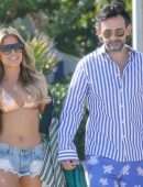 Sylvie Meis in Bikini at the Beach in Miami Beach