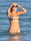 Sylvie Meis in Bikini at the Beach in Miami Beach