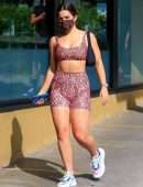 Addison Rae Booty in Tiny Yoga Outfit, Out in Los Angeles