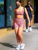 Addison Rae Booty in Tiny Yoga Outfit, Out in Los Angeles