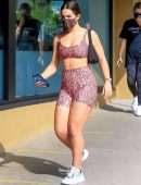 Addison Rae Booty in Tiny Yoga Outfit, Out in Los Angeles