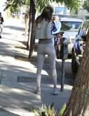 Alessandra Ambrosio Booty, Arrives for a Private Workout in West Hollywood, California