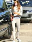 Alessandra Ambrosio Booty, Arrives for a Private Workout in West Hollywood, California