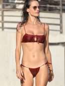 Alessandra Ambrosio in Bikini at a Happy Place in Malibu