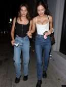 Amelia Gray Hamlin and Delilah Belle Hamlin Arrive for Dinner with Dad at Craig’s