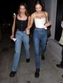 Amelia Gray Hamlin and Delilah Belle Hamlin Arrive for Dinner with Dad at Craig’s