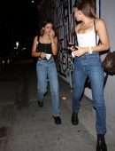 Amelia Gray Hamlin and Delilah Belle Hamlin Arrive for Dinner with Dad at Craig’s