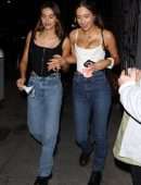 Amelia Gray Hamlin and Delilah Belle Hamlin Arrive for Dinner with Dad at Craig’s