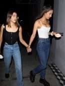 Amelia Gray Hamlin and Delilah Belle Hamlin Arrive for Dinner with Dad at Craig’s