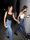 Amelia Gray Hamlin and Delilah Belle Hamlin Arrive for Dinner with Dad at Craig’s